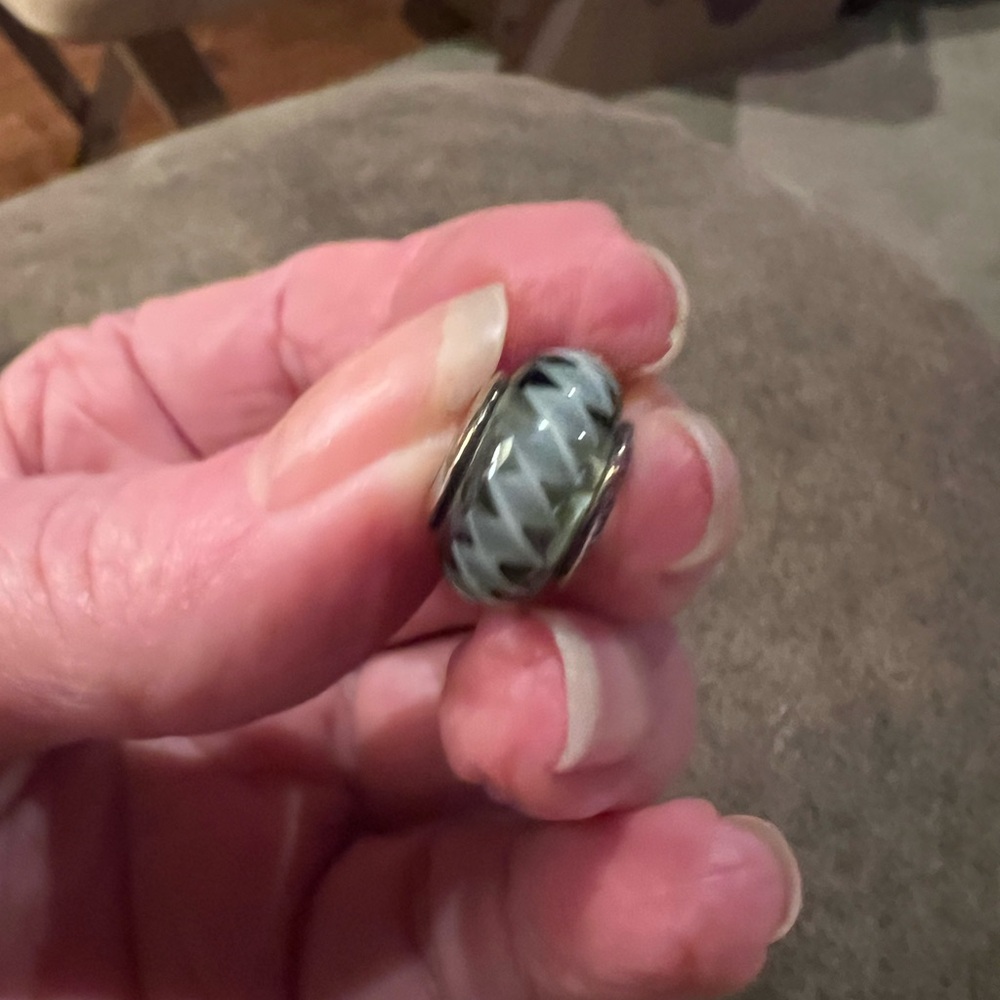 Silver and Gray Women's Jewelry Bead